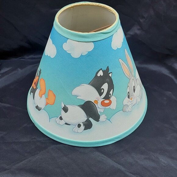 Baby Looney Tunes Lamp Shade Vintage Tweety Bugs Bunny Daffy Duck 1997 - Picture 1 of 7